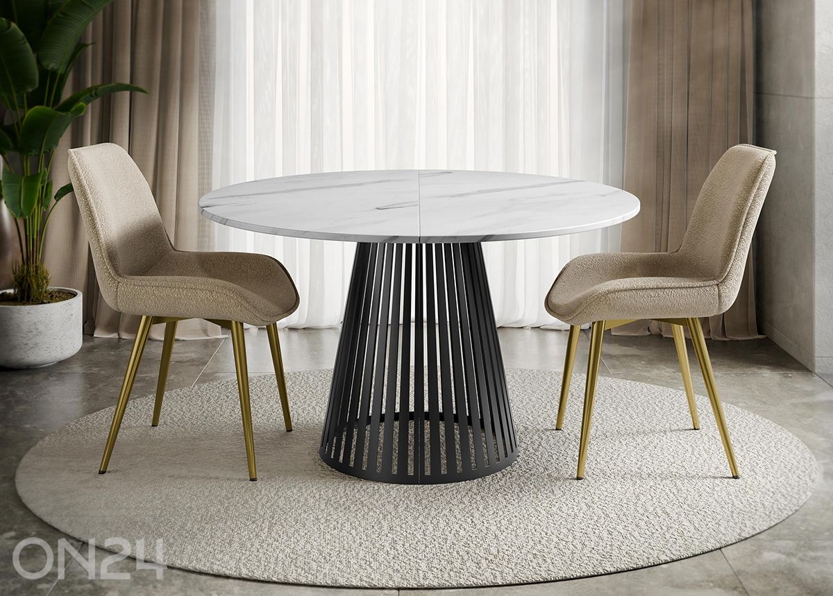 Обеденный стол Cone 120x120-196 см увеличить