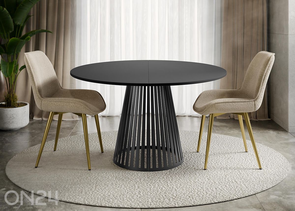 Обеденный стол Cone 120x120-196 см увеличить