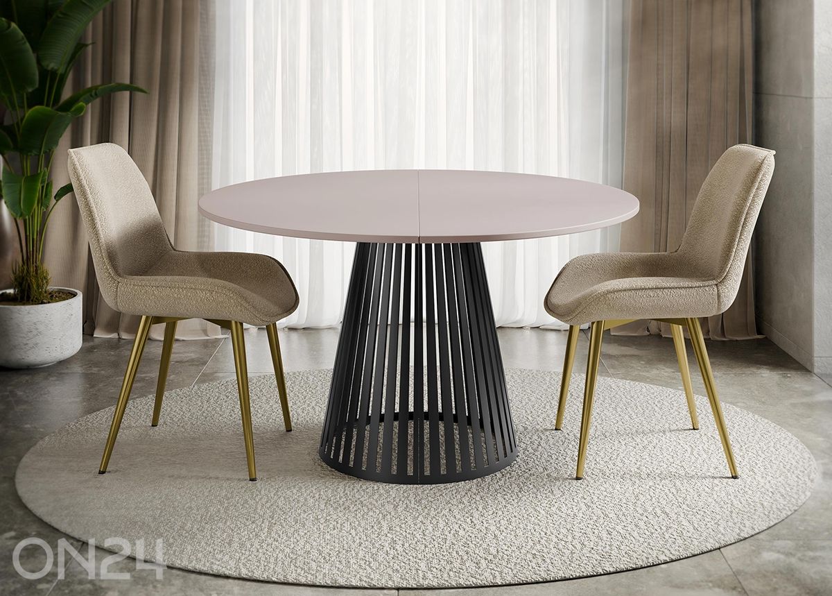 Обеденный стол Cone 120x120-196 см увеличить