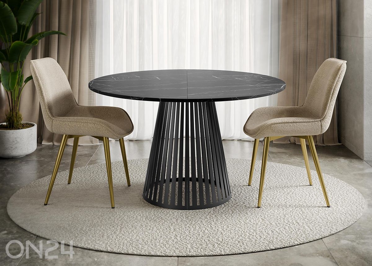 Обеденный стол Cone 120x120-196 см увеличить