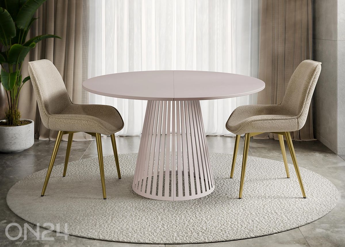 Обеденный стол Cone 120x120-196 см увеличить