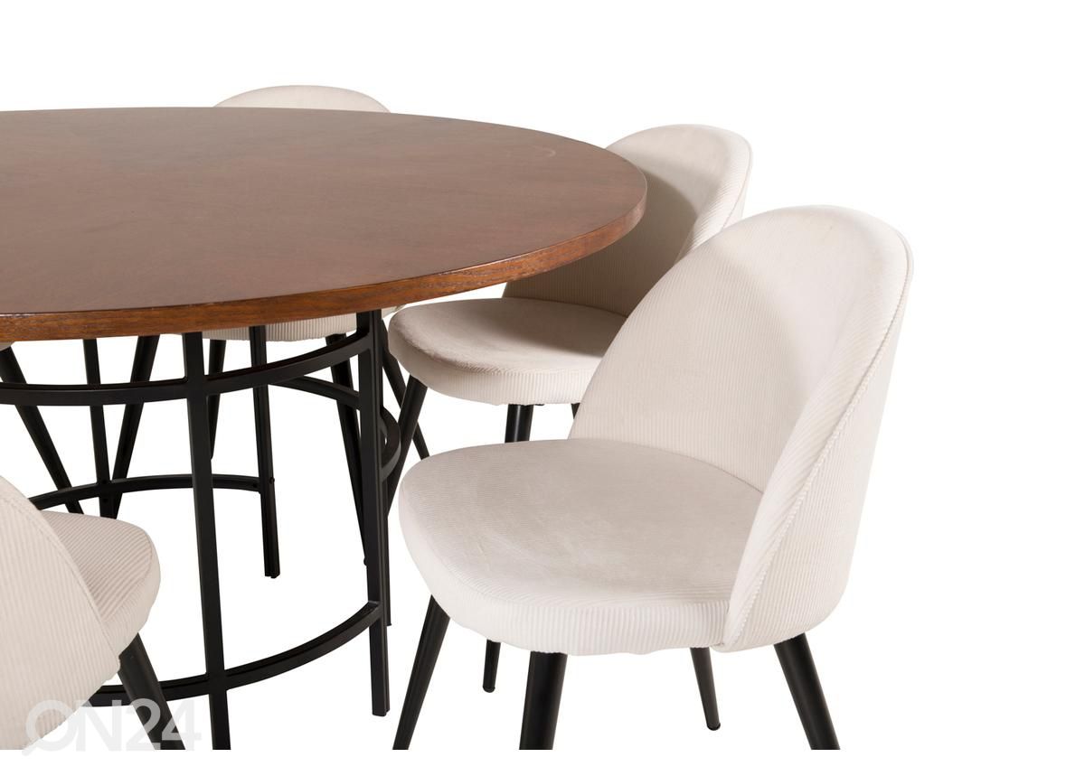 Обеденный стол Copenhagen Ø 140 см увеличить