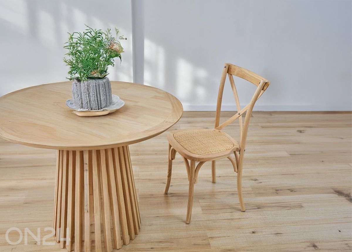 Обеденный стол Kenas Ø 100 см увеличить