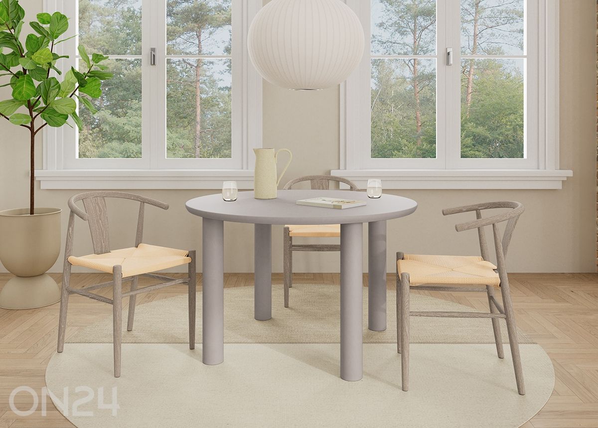 Обеденный стол Magee Ø120 см увеличить