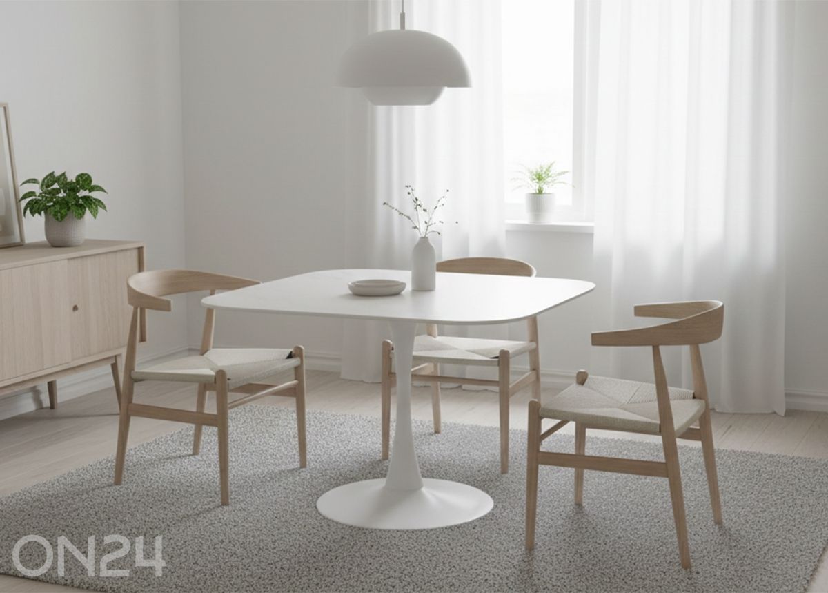 Обеденный стол Malvi 90x90 увеличить