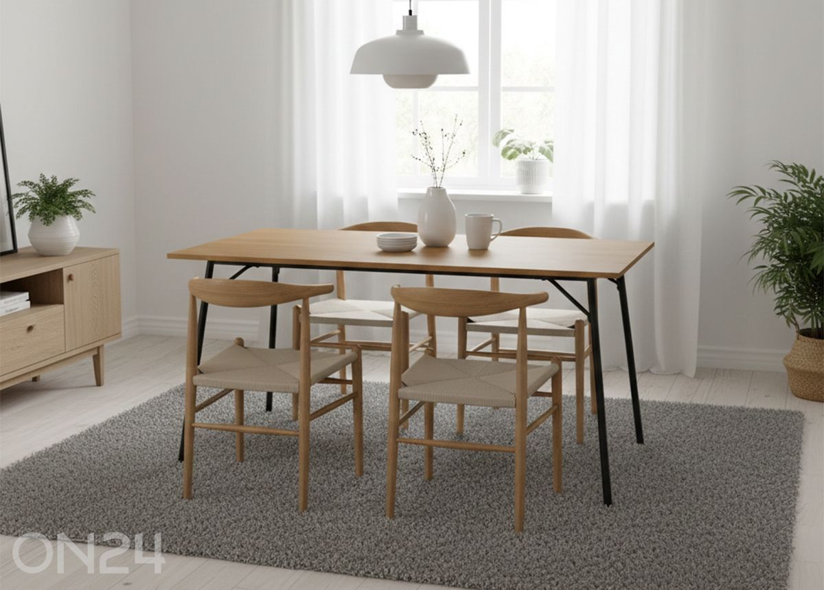 Обеденный стол Tiivo 120x80 дикий дуб увеличить