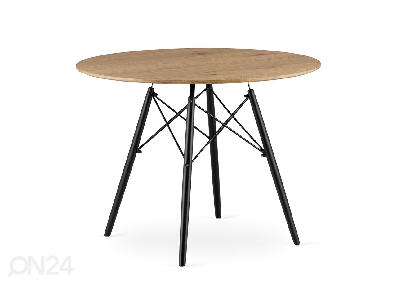 Обеденный стол Todi Ø100 cm, медовый дуб увеличить