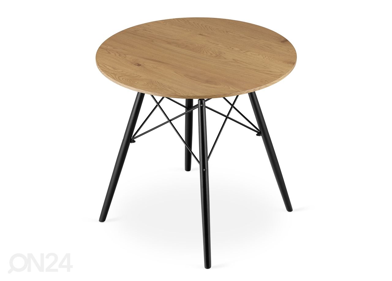 Обеденный стол Todi Ø80 cm, медовый дуб увеличить