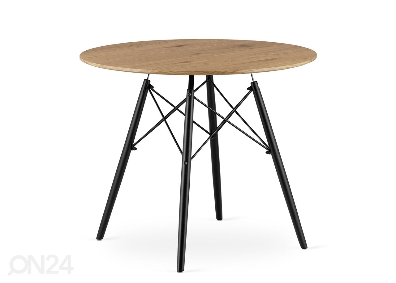 Обеденный стол Todi Ø90 cm, медовый дуб увеличить