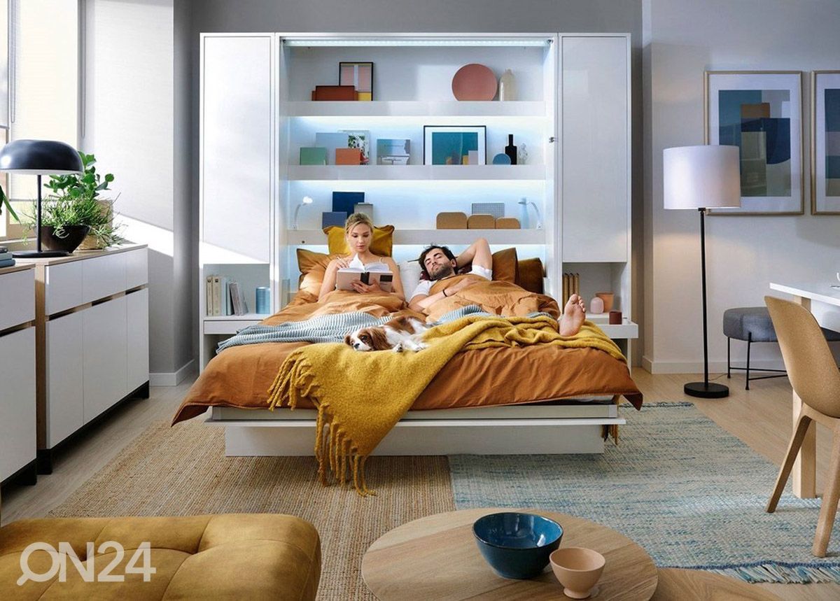 Откидная кровать-шкаф Lenart BED CONCEPT 120x200 cm увеличить