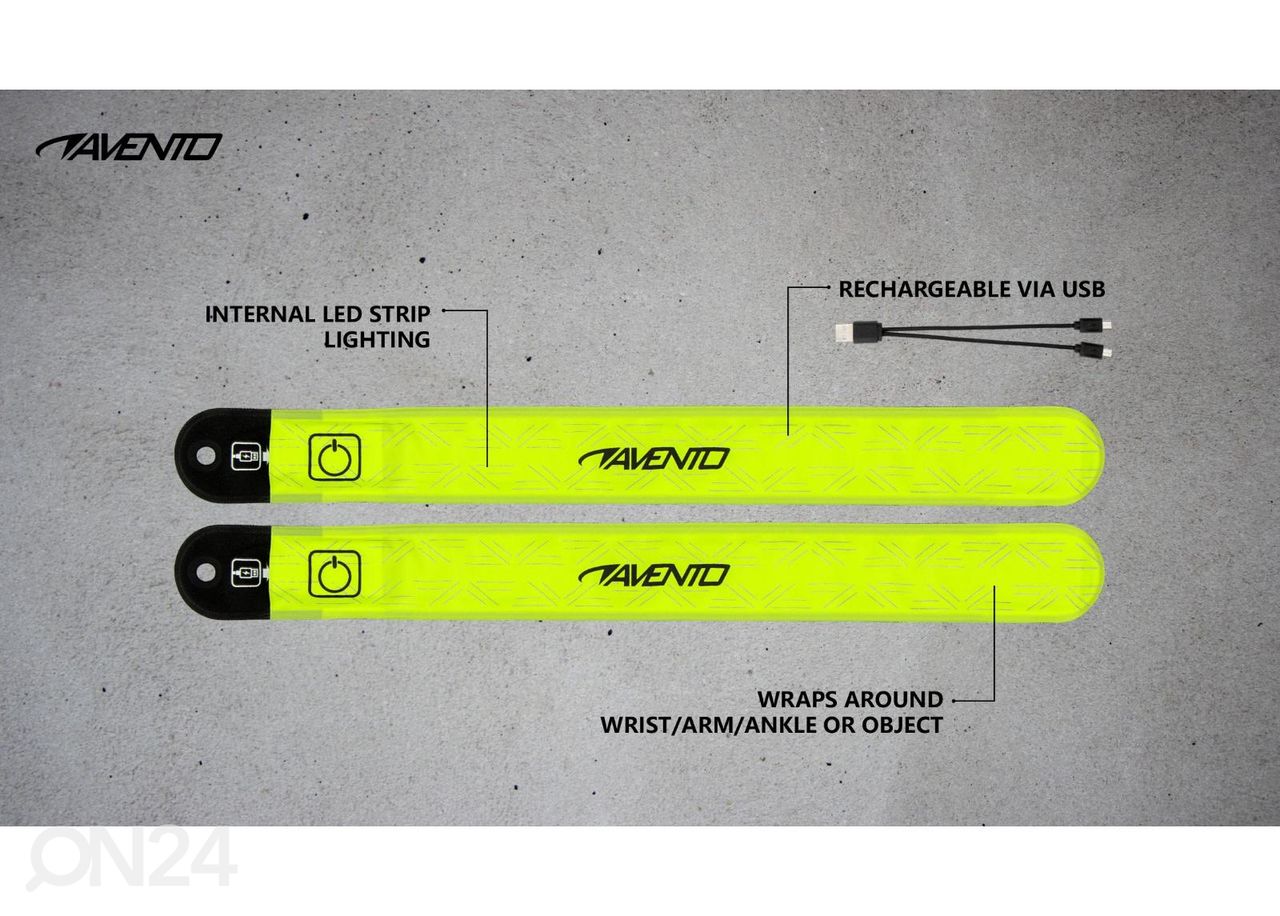Отражатели для рук со светодиодной подсветкой Avento 2 шт увеличить