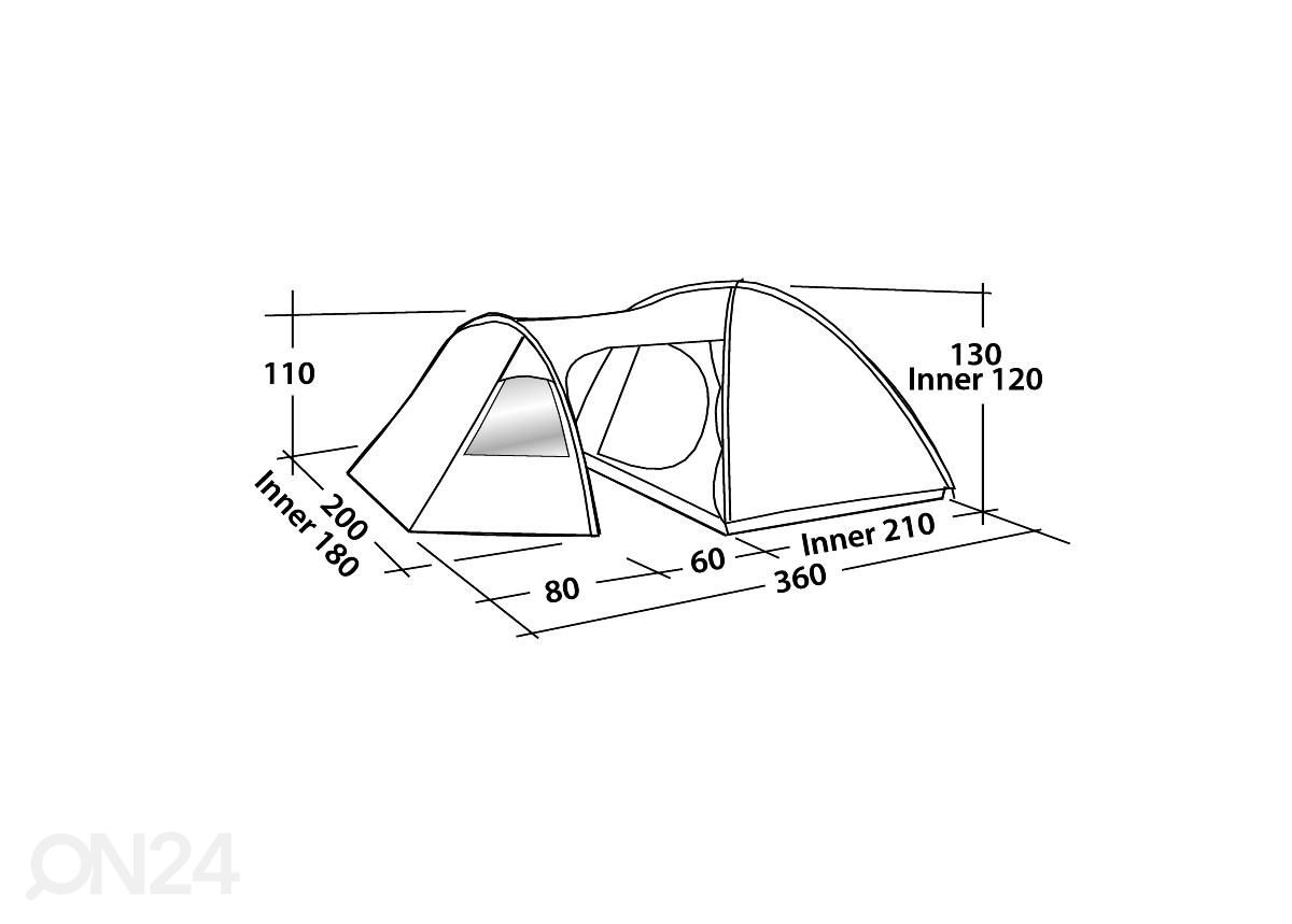 Палатка на 3-их EASY CAMP ECLIPSE 300 увеличить