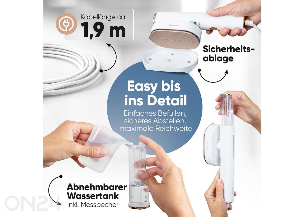 Паровая щетка для глажки одежды Proficare PCDG3124 увеличить