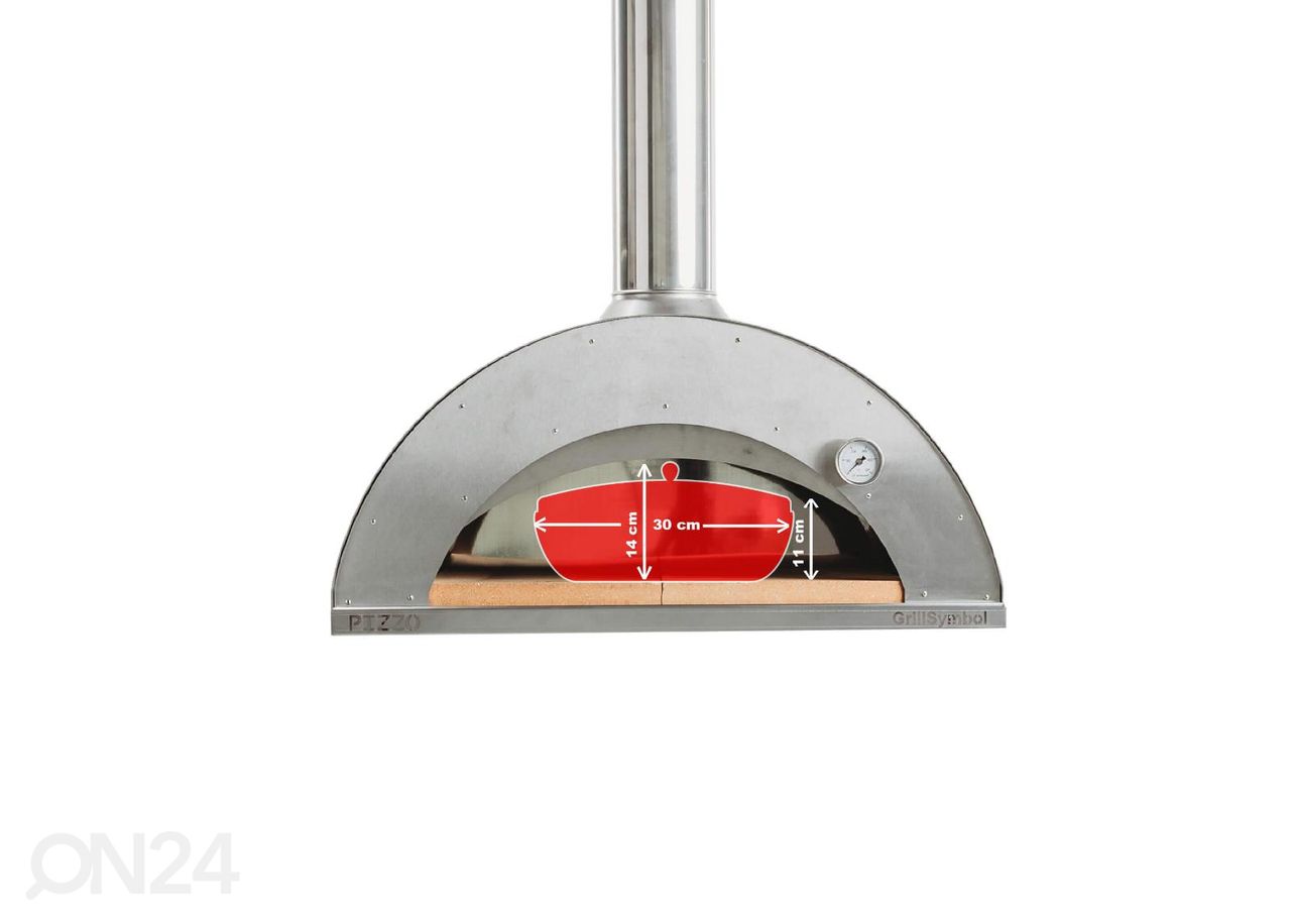 Печь для пиццы с подставкой Pizzo-Set-Inox увеличить