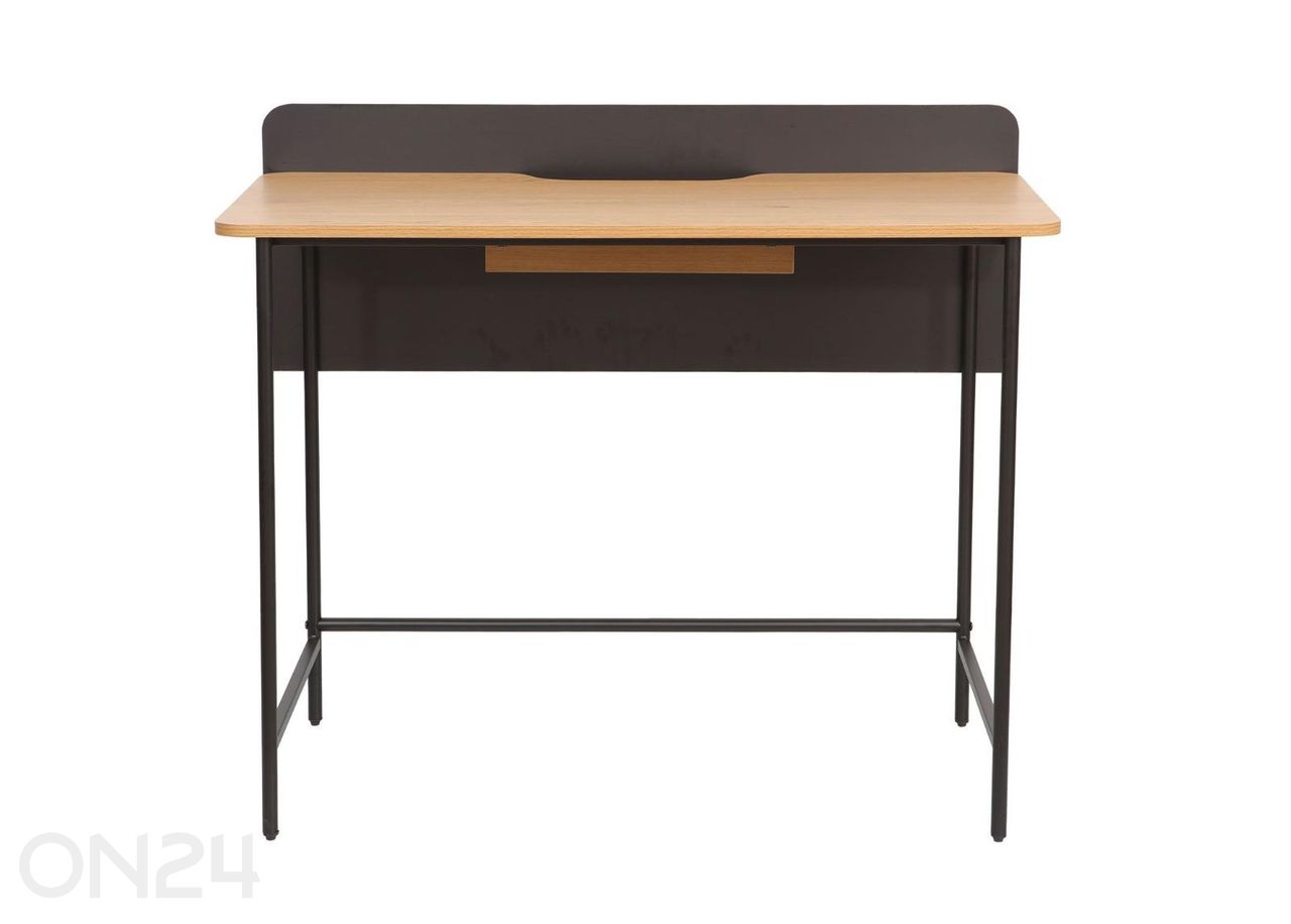 Письменный стол Harper 100x49,5xH85 см, ясень/черный увеличить