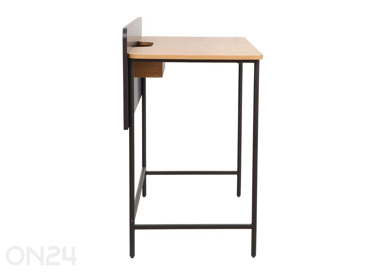 Письменный стол Harper 100x49,5xH85 см, ясень/черный увеличить