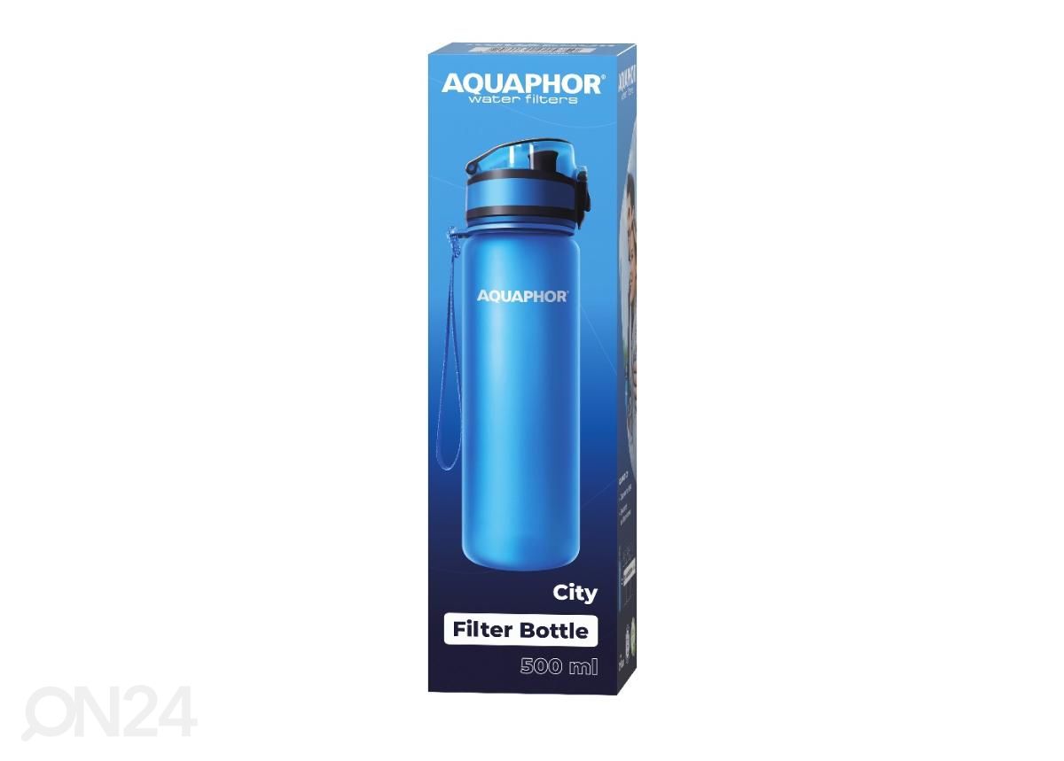 Питьевая бутылка 0.5 л Aquaphor City синий увеличить