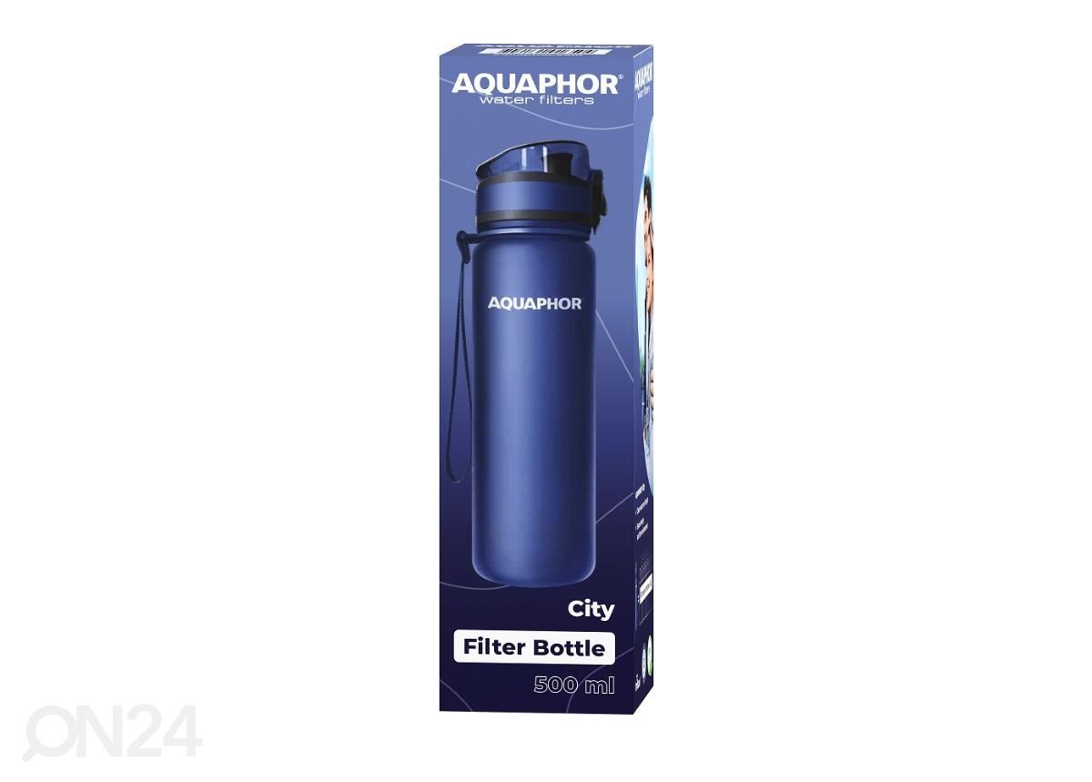 Питьевая бутылка Aquaphor City 0.5 л, темно-синяя увеличить