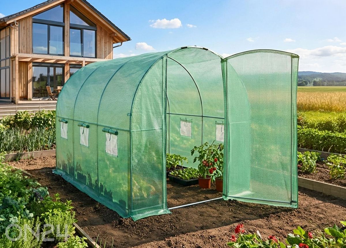 Плёночная теплица 6 м² увеличить