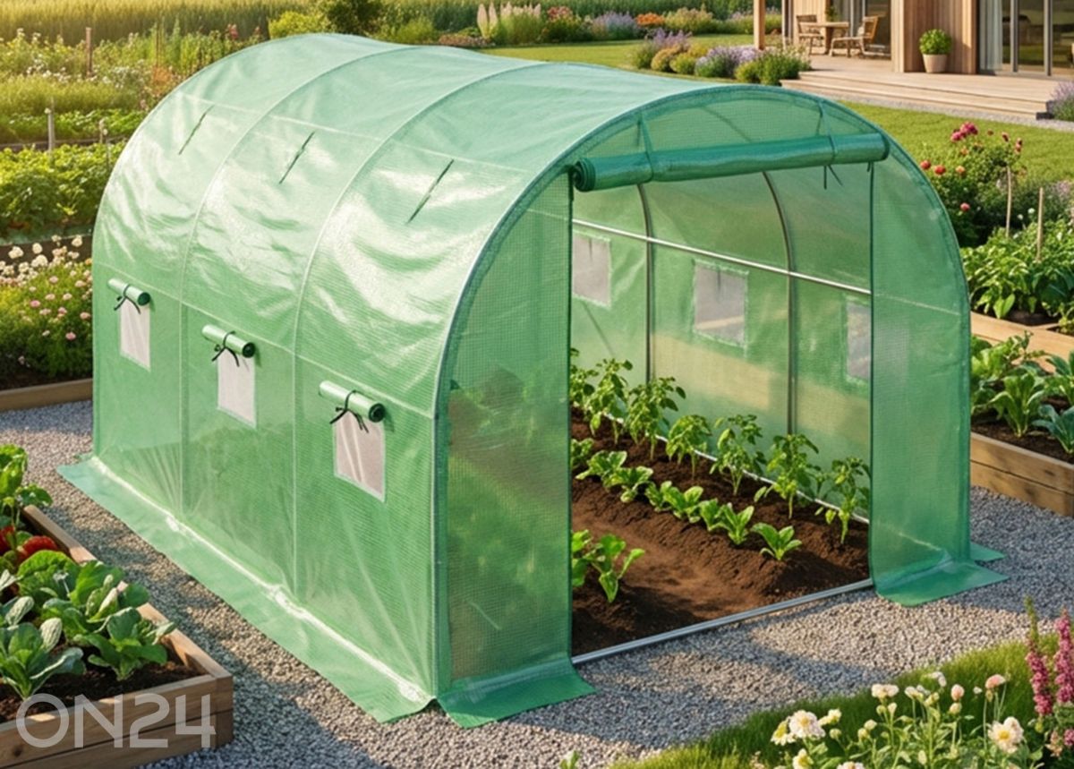 Плёночная теплица 6 м² увеличить
