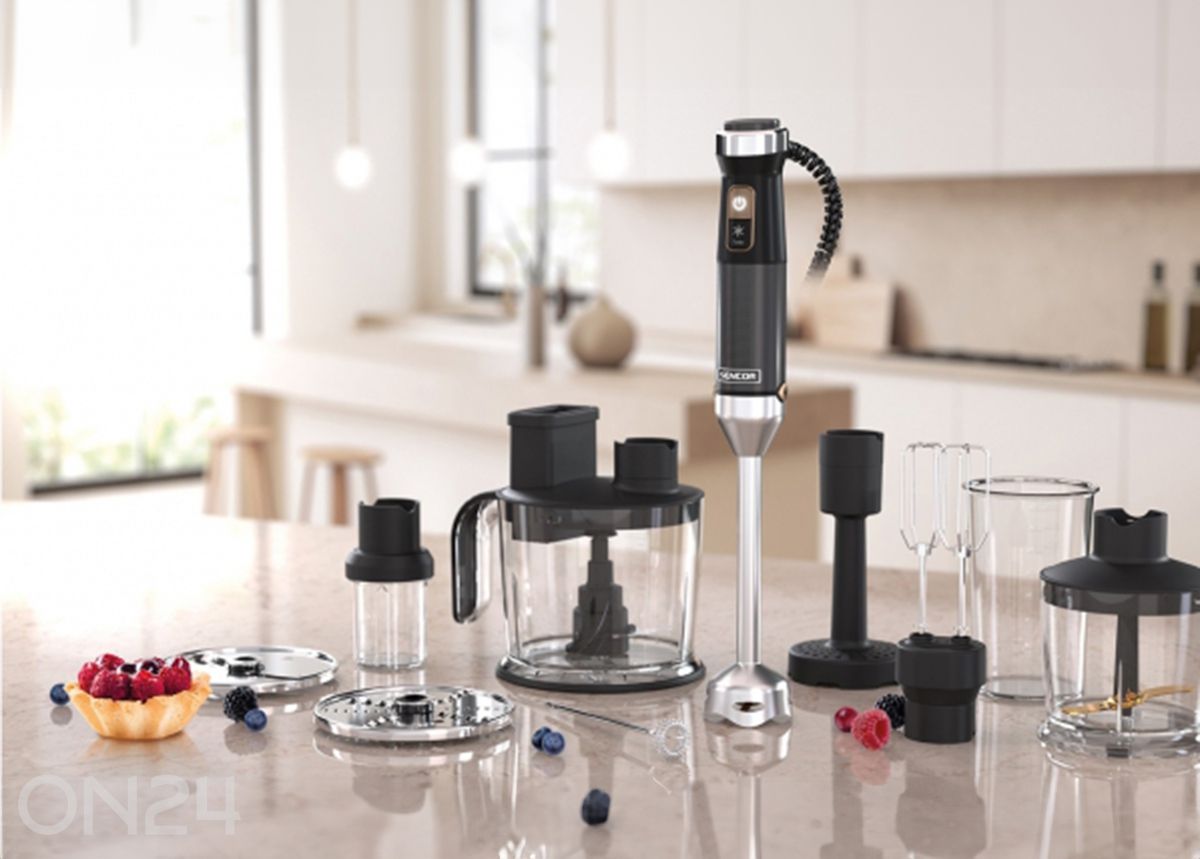 Погружной блендер с принадлежностями Sencor SHB6552BK, черный увеличить