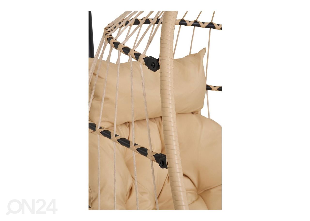 Подвесное кресло с опорной ножкой увеличить