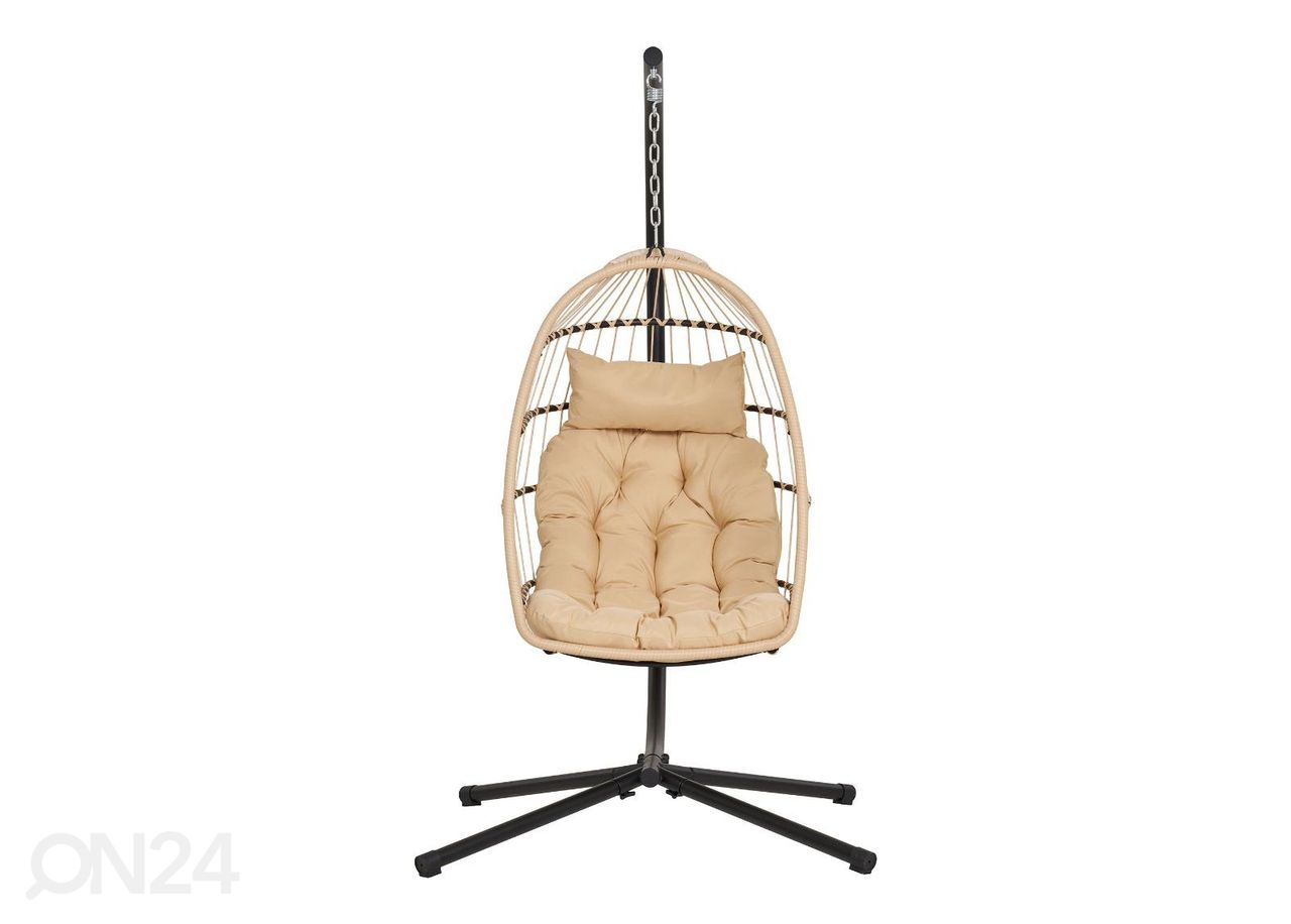 Подвесное кресло с опорной ножкой увеличить