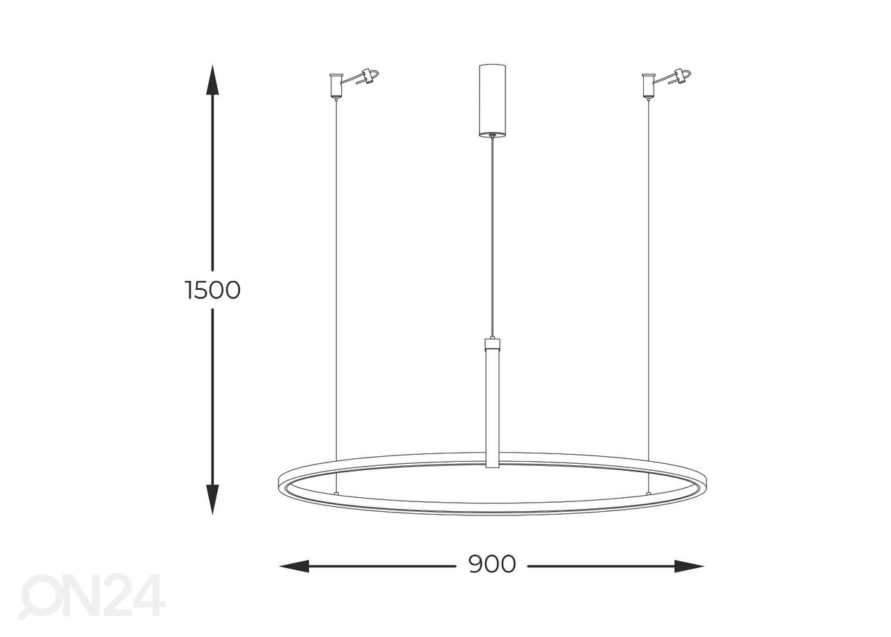 Подвесной светильник Claud Ø 90 см увеличить
