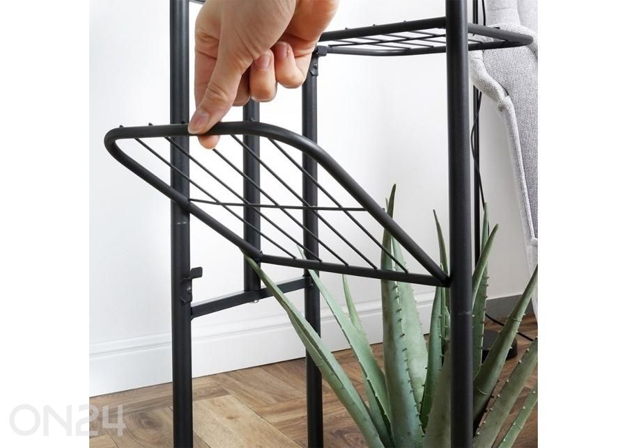 Подставка для цветов с 8 уровнями, черная увеличить