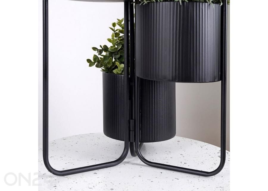 Подставка для цветов, черная увеличить