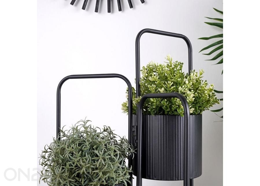 Подставка для цветов, черная увеличить