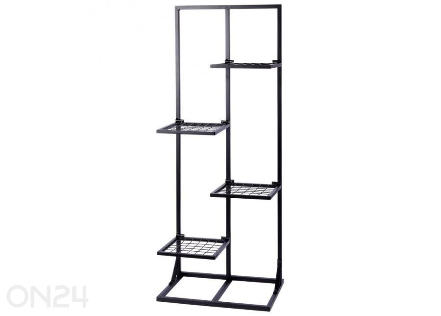 Подставка для цветов, 4 уровня, черная увеличить