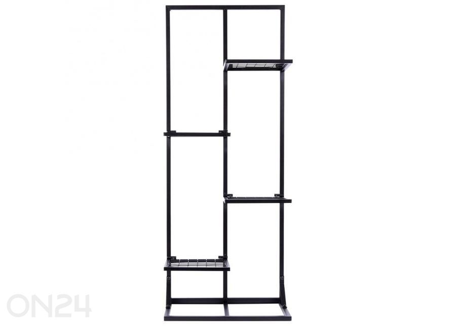 Подставка для цветов, 4 уровня, черная увеличить