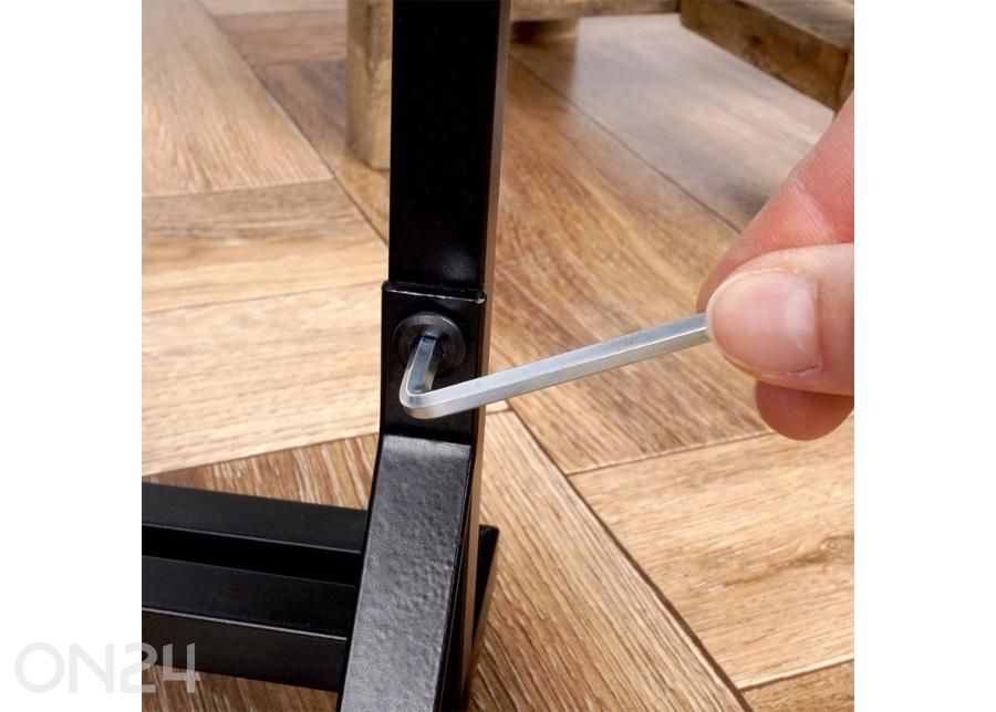 Подставка для цветов, 4 уровня, черная увеличить