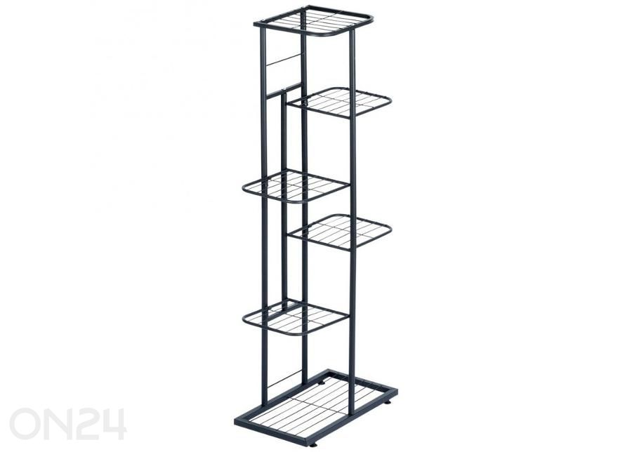 Подставка для цветов, 6 уровней, черная увеличить