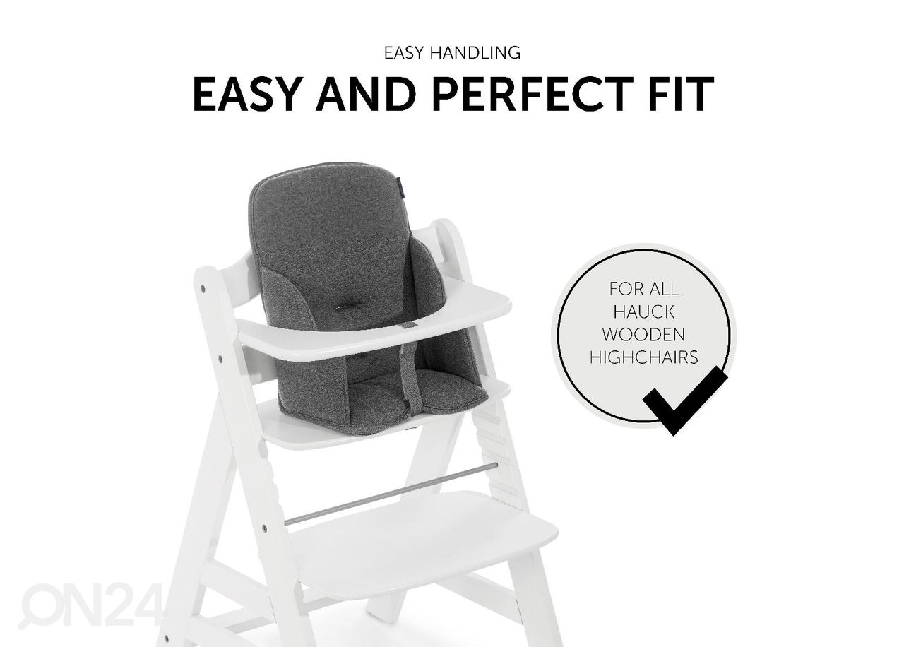 Подушка для стульчика для кормления Hauck Select Alpha Cosy Select Jersey уголь увеличить