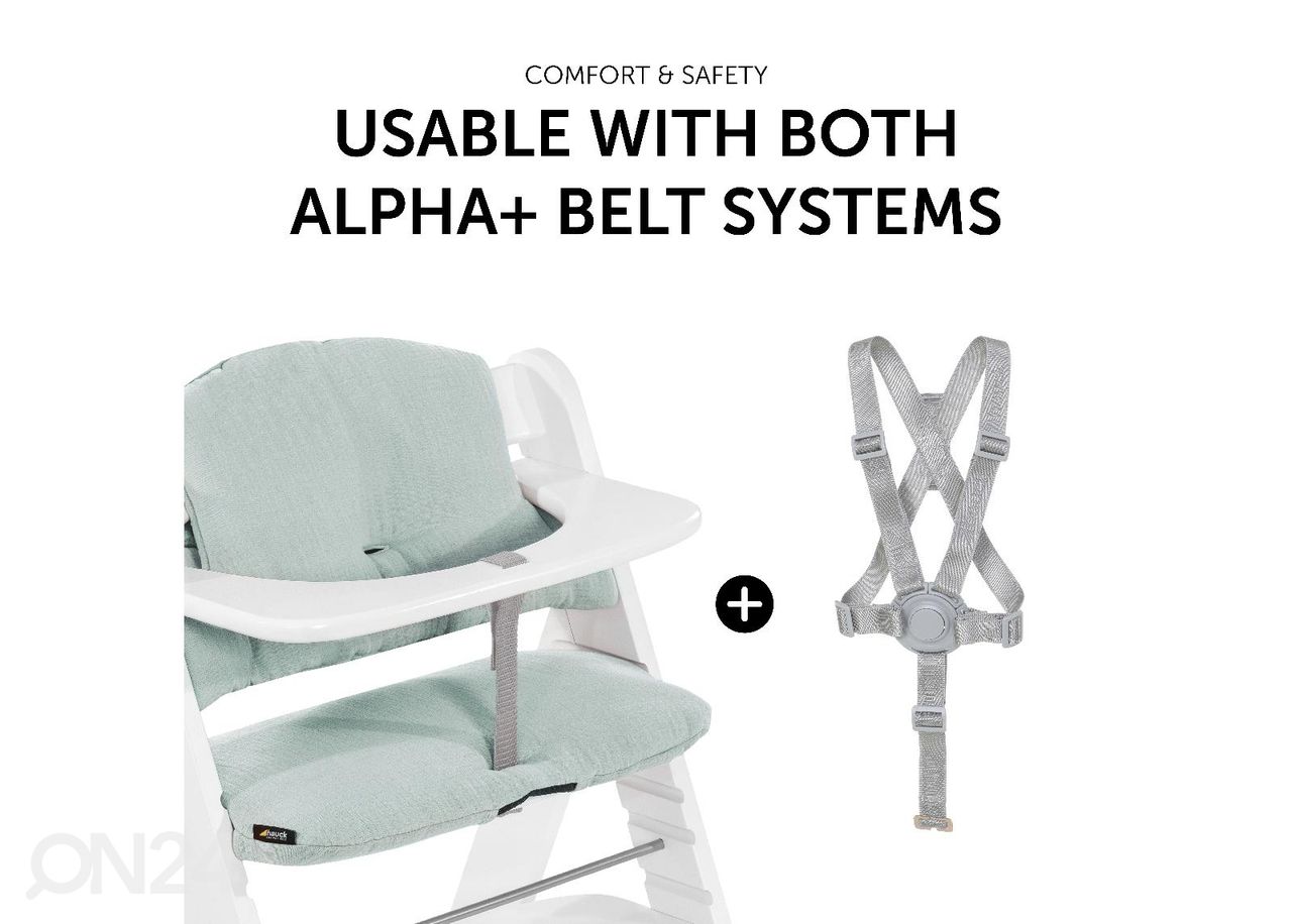 Подушки для стульчика для кормления Hauck Alpha Select Muslin увеличить