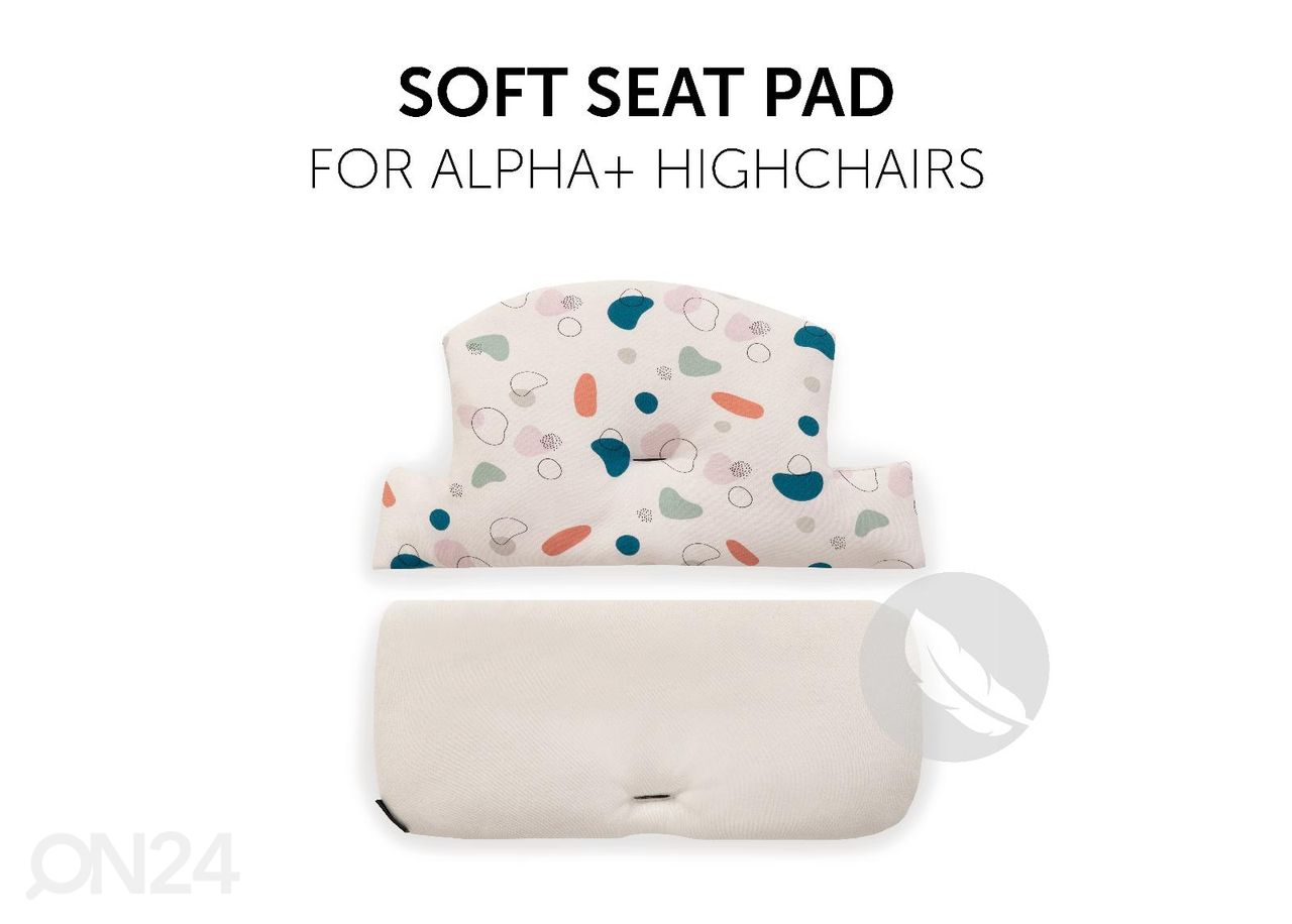 Подушки для стульчика для кормления Hauck Select Alpha Jersey Organic увеличить