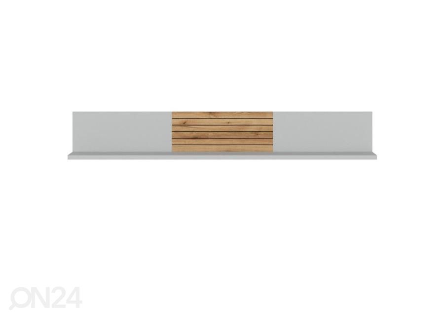 Полка настенная Alverno 160 cm, светло-серый/дуб увеличить