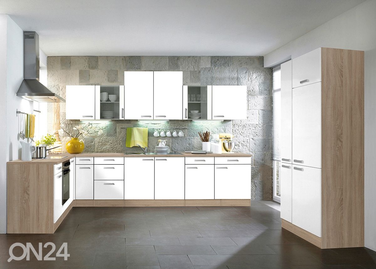 Полувысокий выдвижной кухонный шкаф Zamora 30 cm увеличить