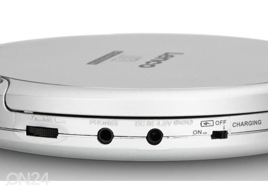 Портативный CD проигрыватель Lenco CD201SI, серебристый увеличить