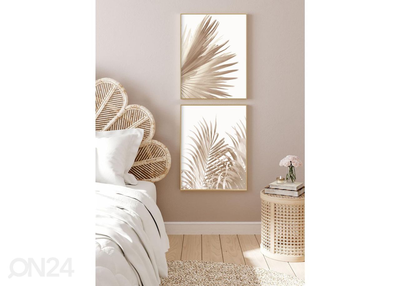 Постер Бежевый тропический лист I 50x70 см увеличить