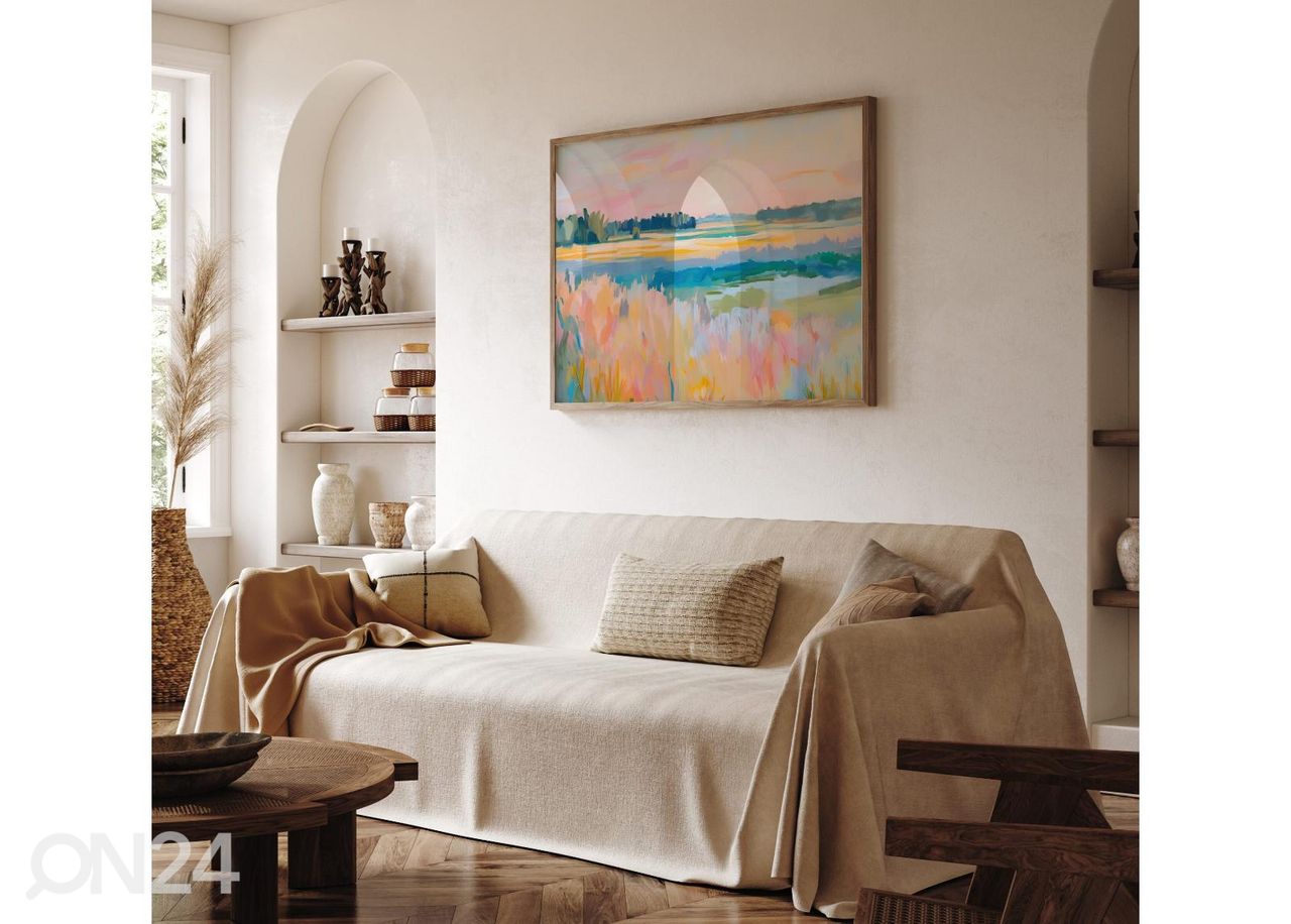 Постер Пейзажная живопись пастелью 50x70 см увеличить