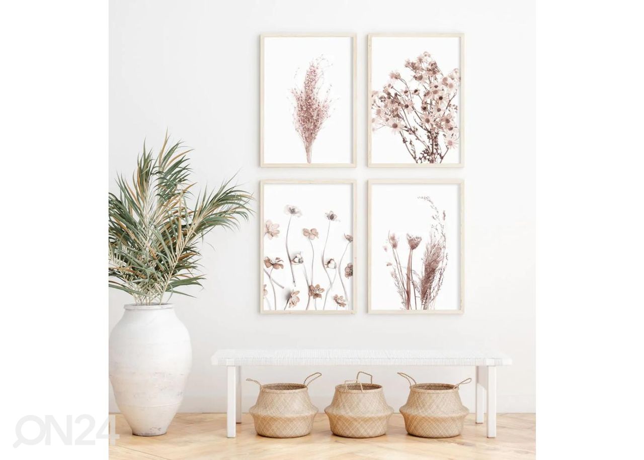 Постер Розовая ботаника II 30x40 см увеличить