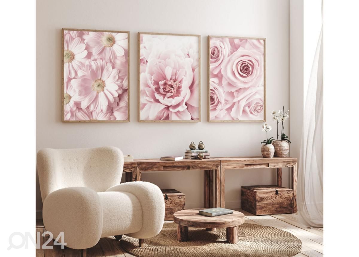 Постер Розовый цветок II 50x70 см увеличить