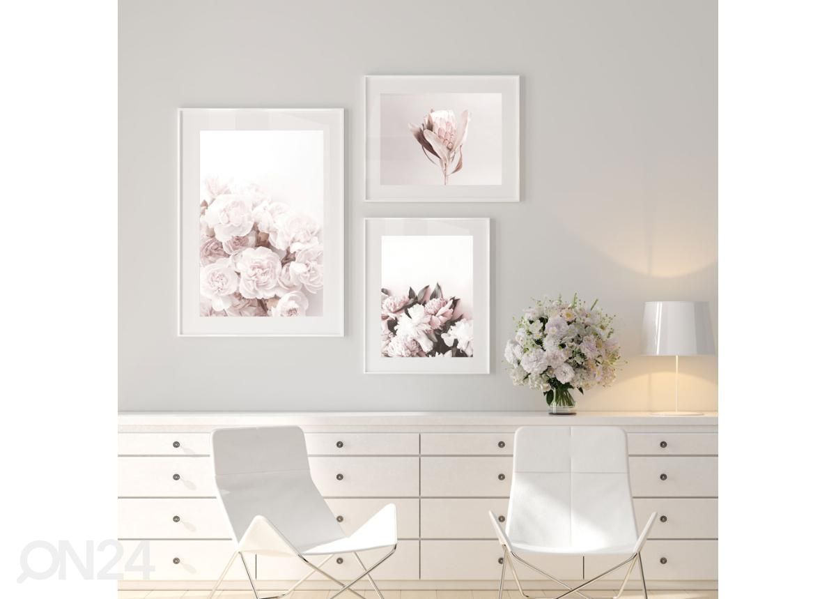 Постер Цветы светло-розовые II 70x100 см увеличить