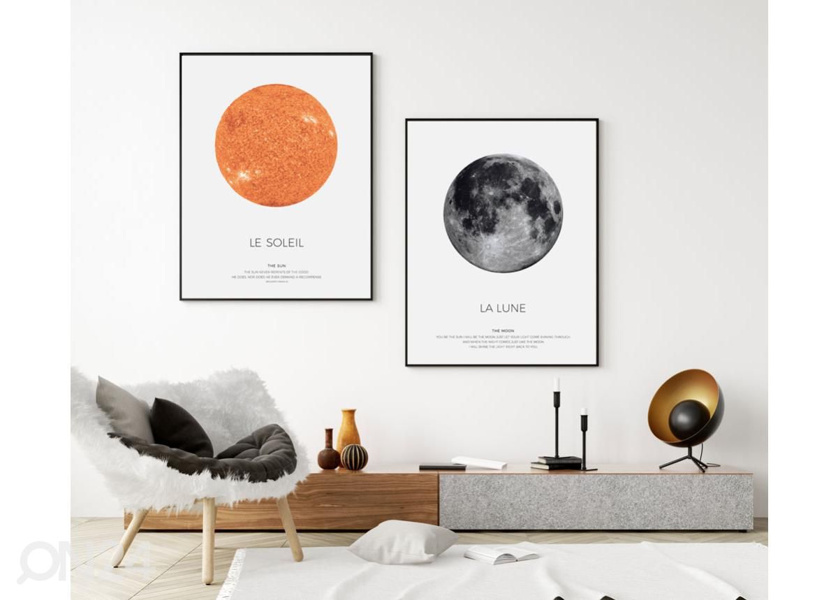 Постер La Lune 21x30 см увеличить