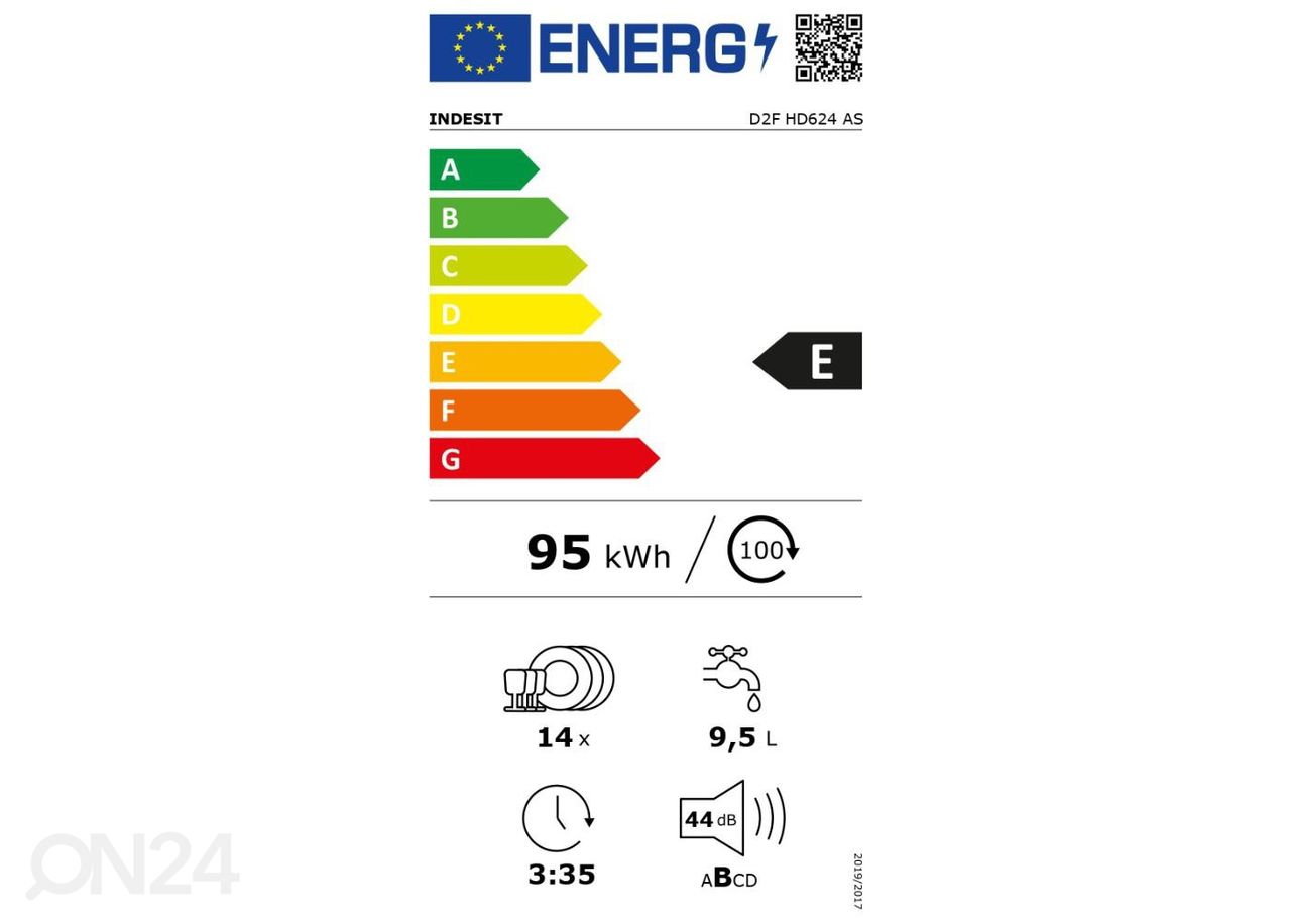 Посудомоечная машина Indesit D2FHD624AS увеличить