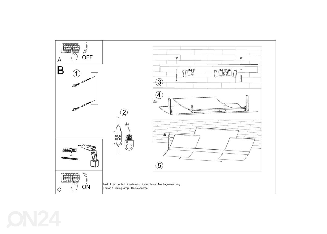 Потолочный светильник Celia, хромированный увеличить