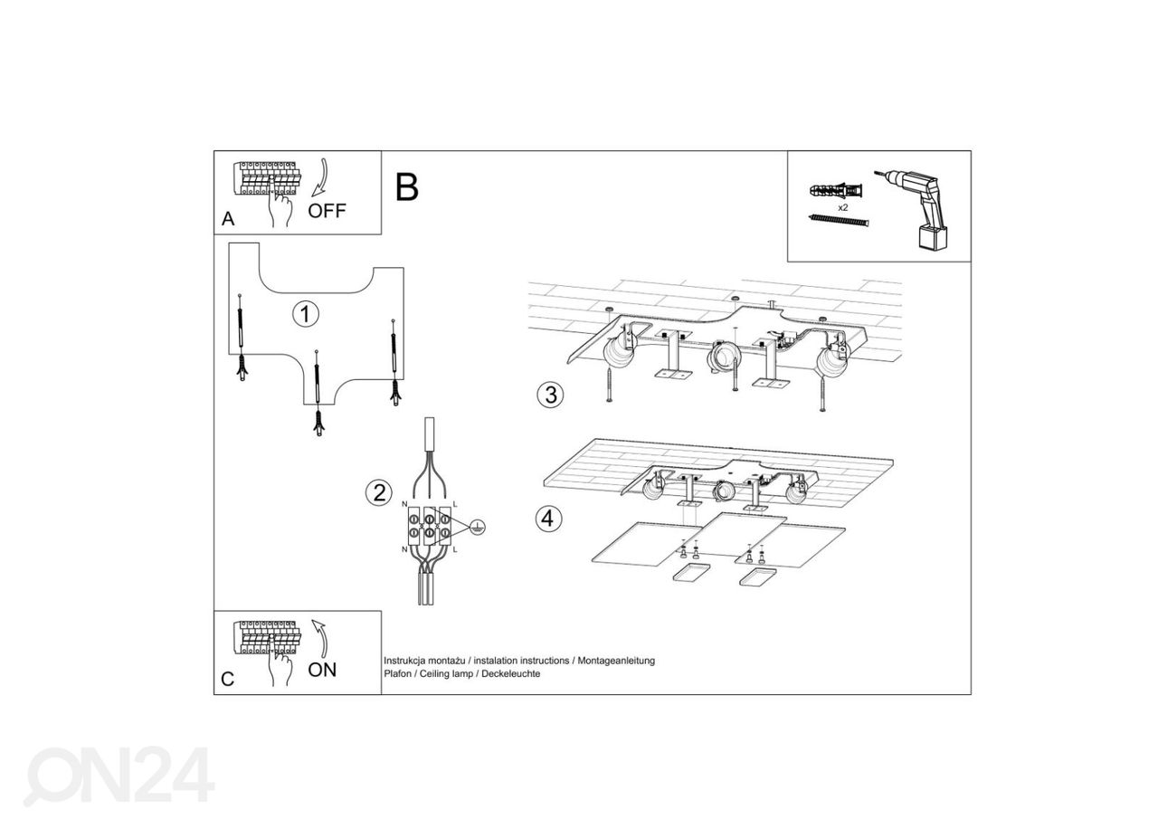 Потолочный светильник Fabiano увеличить